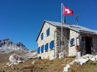 Cufercalhütte (2385m) | Heinz Reto und Anna